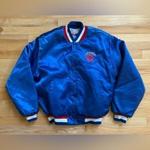 Vintage Chicago Cubs Swingster Satin Bomber Jacket Men’s Size L